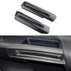 Imitation Carbon Fiber Interior Door Armrest Trims Decoration Cover Stickers for Ford Mustang 2015--2022 Car Accessories