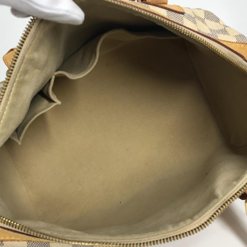 Louis Vuitton N52001 Damier Azur Berkeley PM Hand Bag Damier Azur Canvas White