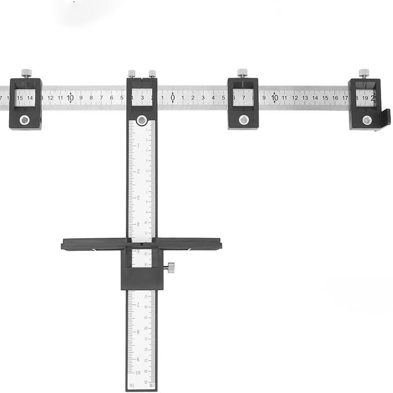 

Алюминиевый сплав Корпусная фурнитура Кондуктор Дрель Перфоратор Локатор Направляющая Регулируемая Быстрая и точная установка Инструменты для деревообработки чёрный