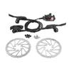 2pcs Electric Bike Hydraulic Disc Brakes 4 Piston Front Rear Oil Pressure Disc Brake Set for Modification