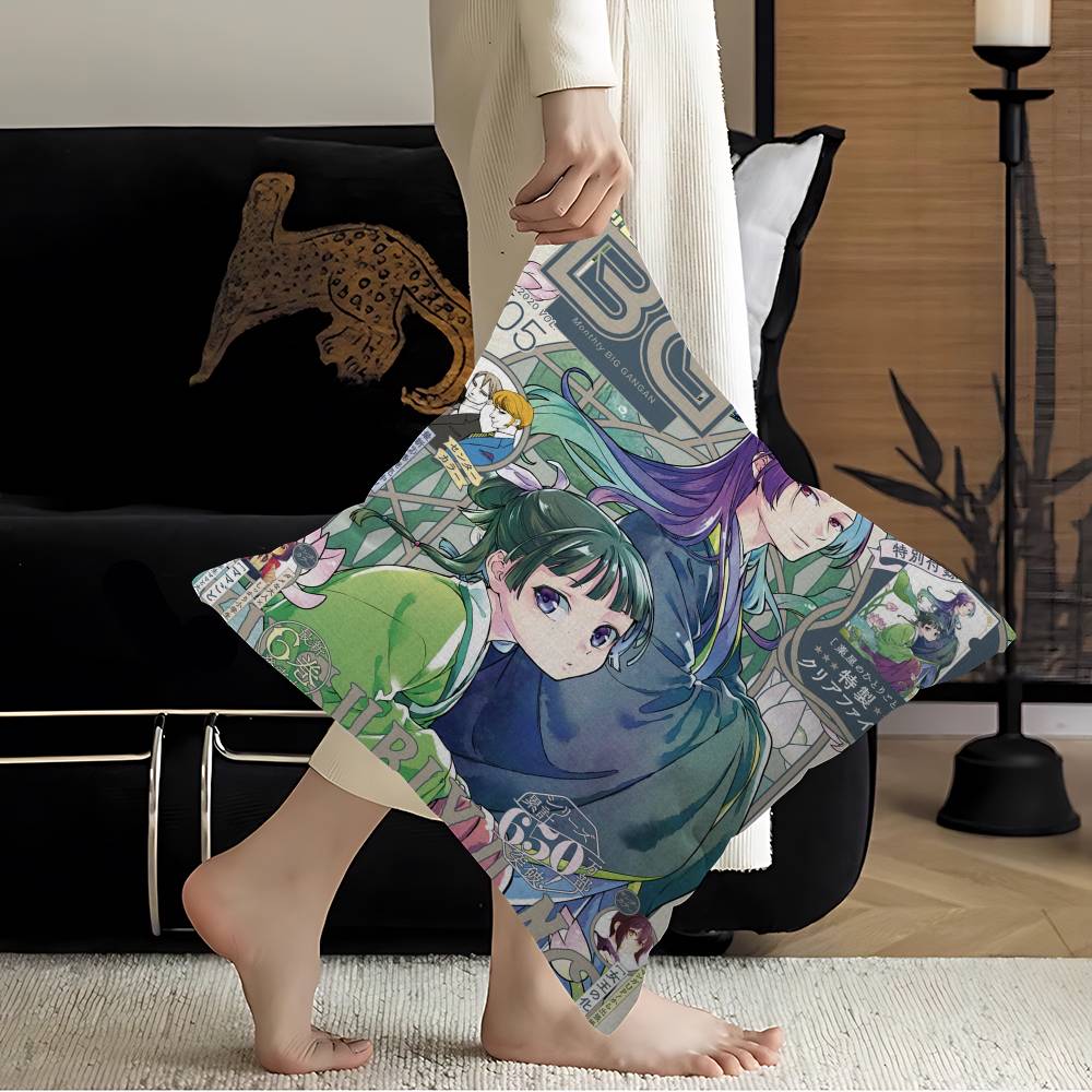 Anime The Apothecary Diaries Pillow Gift Home Office Decoration Bedroom Sofa Car Cushion Cover Case 45x45