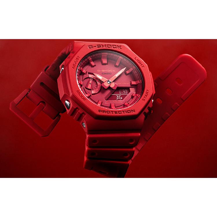 Casio Men Watch GA-2100-4APR-person