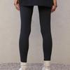Fear of God Essentials Fw21 Athletic Legging Black Logo Printed Skinny American Heavyweight Knit Sports Pants Unisex Black FOG-FW21-033