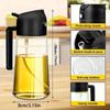 2-in-1 Spray Bottle, 470ml, Suitable for Cooking, Salad Dressing, Air Fryer, Baking Kitchen Oil, Vinegar Spray Bottle Leak Proof