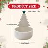 Weihnachts-Teelichthalter Kerzenbecher Klein Dekoratives Baumdesign für Tisch