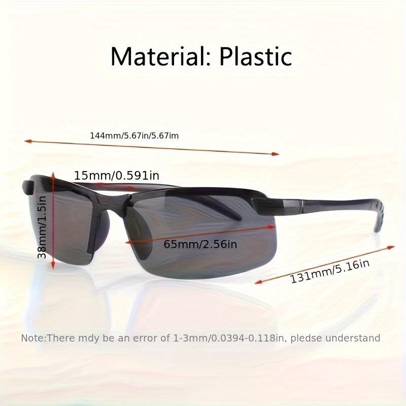 Half-Frame Night Vision Decorative Glasses for Men and Women Stylish Eyewear for And Night Driving