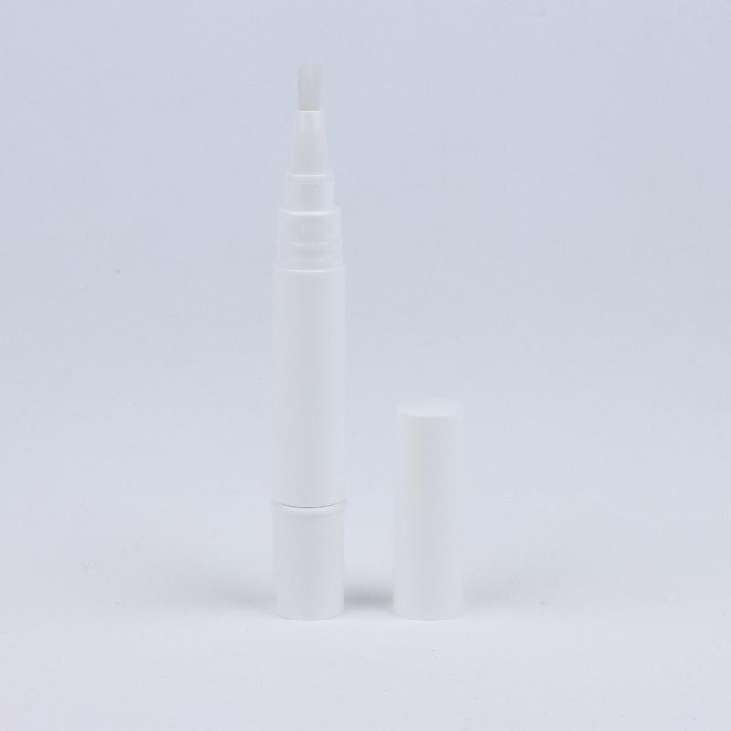 White Empty Nail Oil Pen With Brush Tip Twist Pens Eyelash Growth Liquid Tube Cosmetic Lip Gloss Container