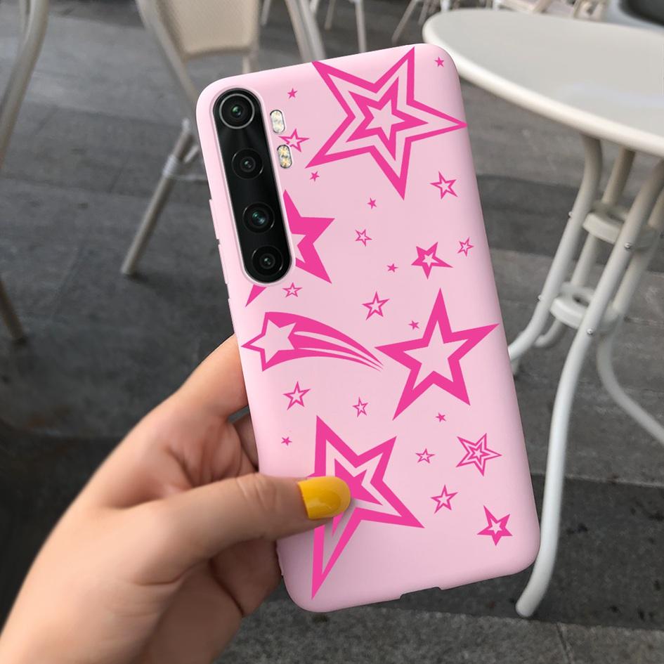 For Xiaomi Mi Note 10 Lite Case 6.47" Fashion Cute Girls Painted Soft TPU Cover For Xiaomi Note 10 Lite MiNote10 Lite Phone Case