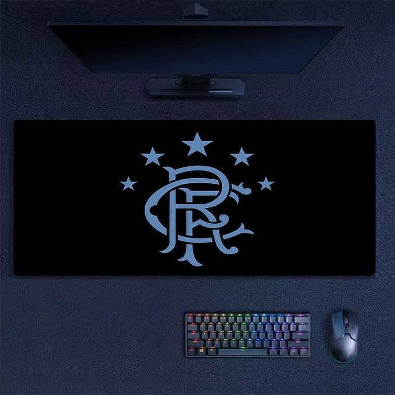 Tapis de Souris Rangers, Grand Tapis de Bureau pour Gaming, Tapis de Souris XXL Antidérapant pour Ordinateur Portable & Tablette, Tapis de Jeu Mini PC avec Bords Cousus