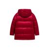 Nike Down Jacket With Small Logo Print Warm Mid-Length Kids Jackets Red NY2142013GS-001