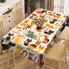 2D Flat 1pc Cat Print Tablecloth | Polyester Material, Suitable for Home, Gifts, Restaurants, Parties, Coffee Tables, Desks - Multifunctional Table Ma