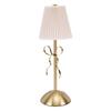 Fabric Bow Lamp Cordless Modern LED Bowknot Table Cute Nightlight Rechargeable for Bedroom