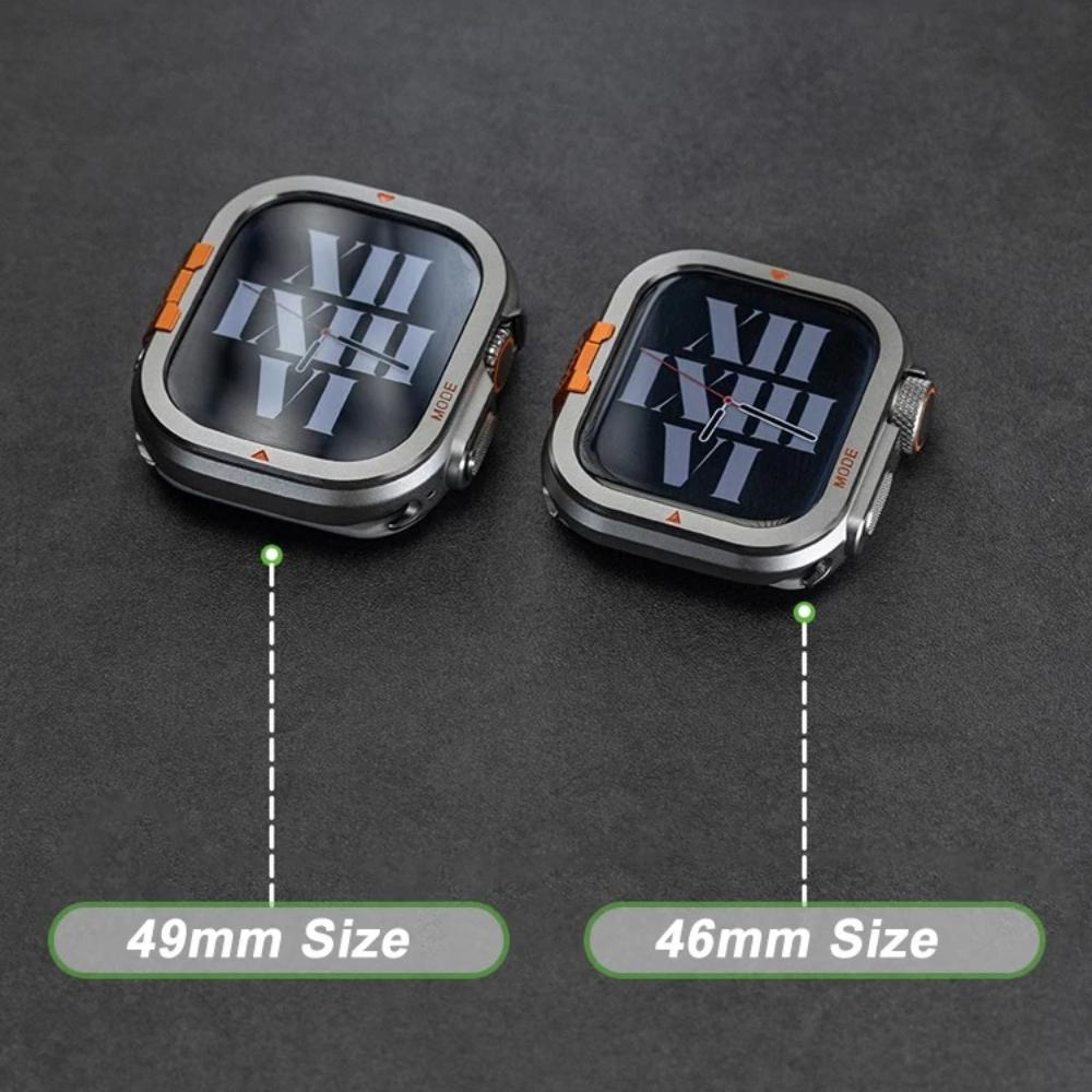 Metal Case for Apple Watch Ultra 3 49mm Series 11 10 46mm Aluminum Alloy Cover for IWatch 9 8 7 6 SE 44mm 45mm Men Bumper Frame