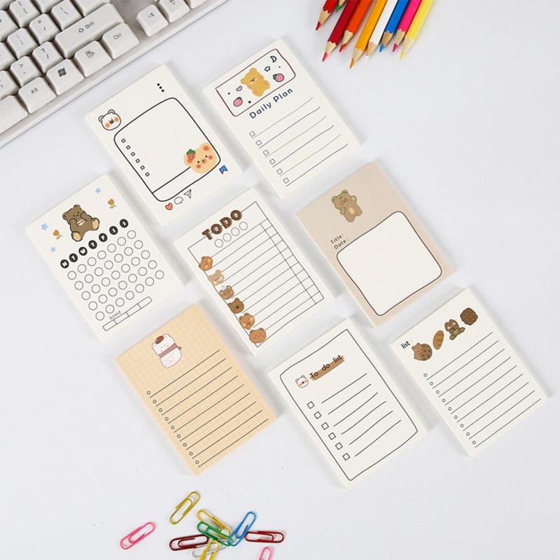 50-sheet Note Pad Message Notes Chesk List To Do List Memo Writing Pads Scarpbook Stationery Office School Supplies