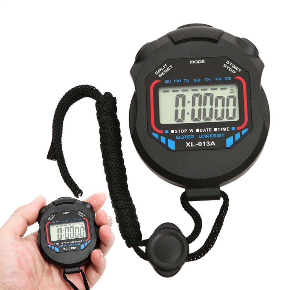 Handheld Digital Stopwatch Timer Outdoor Sports Training Timer Chronograph Stop Watch 0.01s Precision Timer Tools
