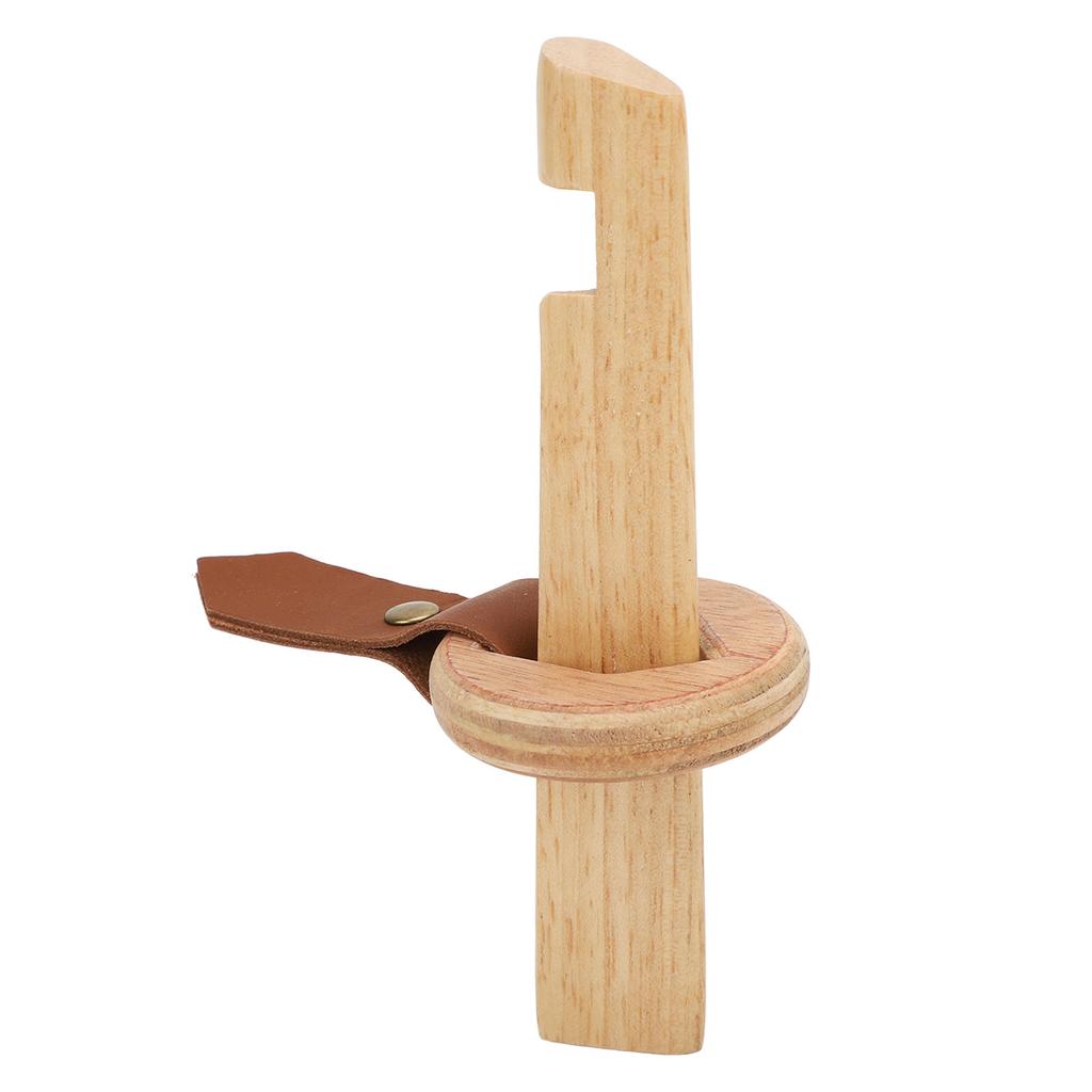 Pool Cue Tip Clamp Solid Wood Billiard Stick Tip Clamp for Replacement Repairing