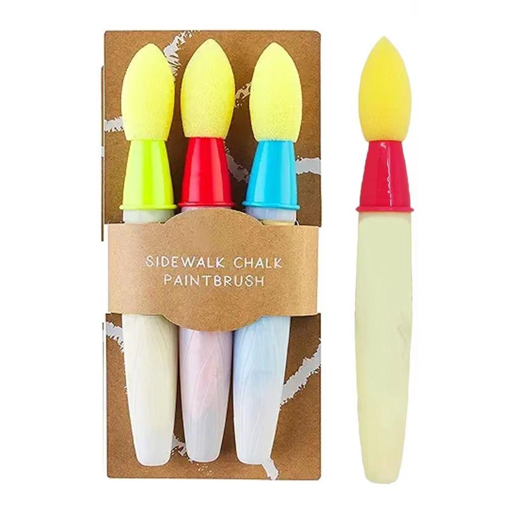 Environmentally Friendly Pedestrian Children's Brush Set Painting Chalk Brush Kids