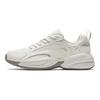 Anta Synthetic Leather Versatile Comfortable Simple Wear-Resistant Lightweight Low-Top Casual Shoes Women Sneaker Gray 922338802-17