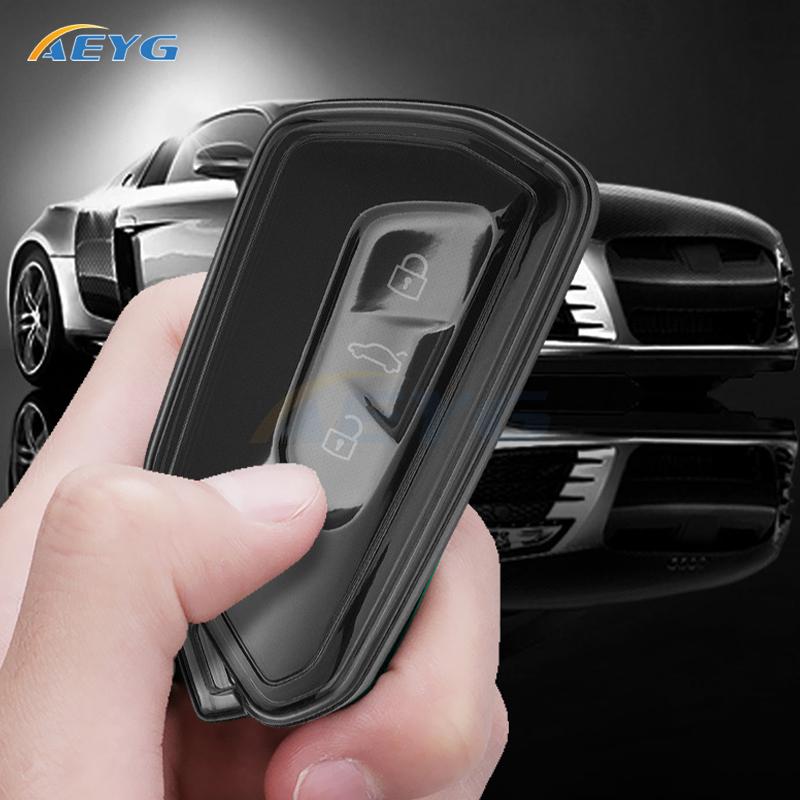 TPU Car Key Case Cover for Volkswagen VW Golf 8 MK8 ID-4 ID-6 for Skoda Octavia A8 for Seat Leon FR MK4 Cupra Accessories