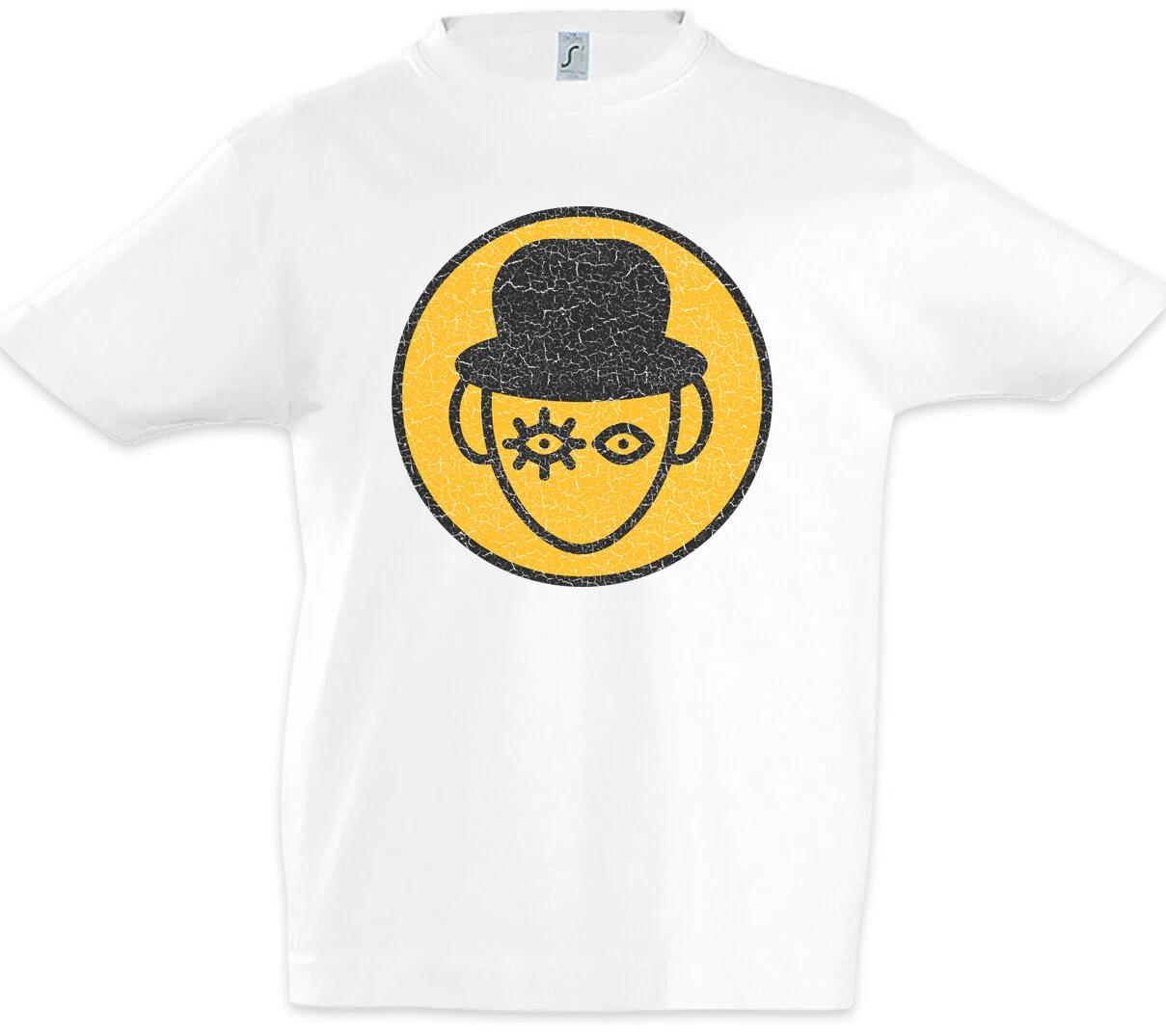 Clockwork Alex Kids Boys kids boys T-Shirt A Clockwork Symbol DeLarge Logo Orange 130