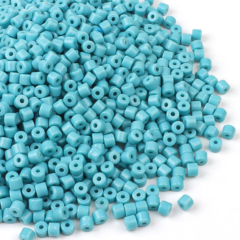 Bunte zylindrische Acrylperlen zur DIY-Schmuckherstellung