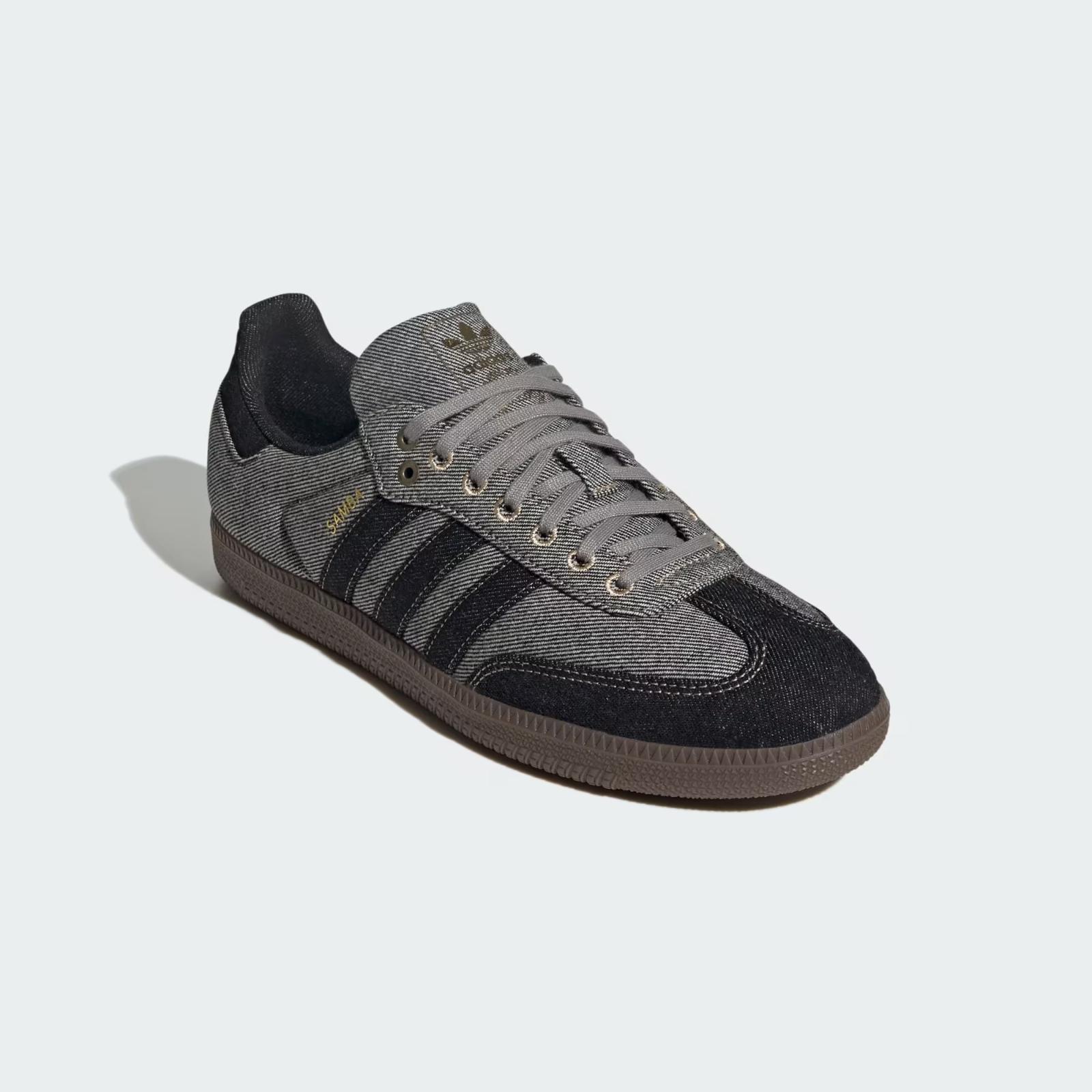 KJ8859 adidas Originals Samba OG Grey Core Black Gum (Men s) 10