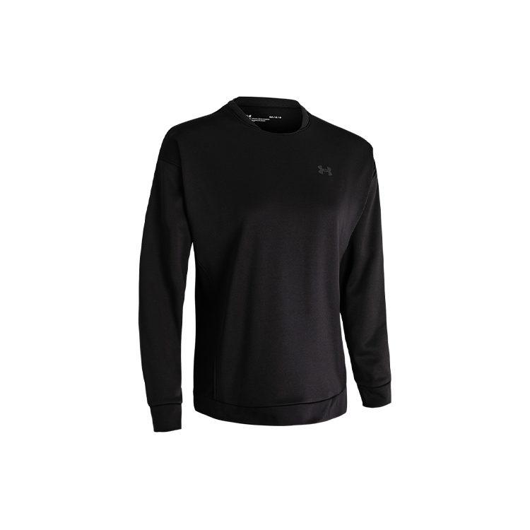 Under Armour Sweatshirts Women's Black Crew Neck Moderate Regular 1361112-001