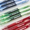 3pcs Luck Plan Gel Pens Set Four Clover Transparent Barrel 0.5mm Ballpoint Large Ink Black / Red Color for Writing A3026