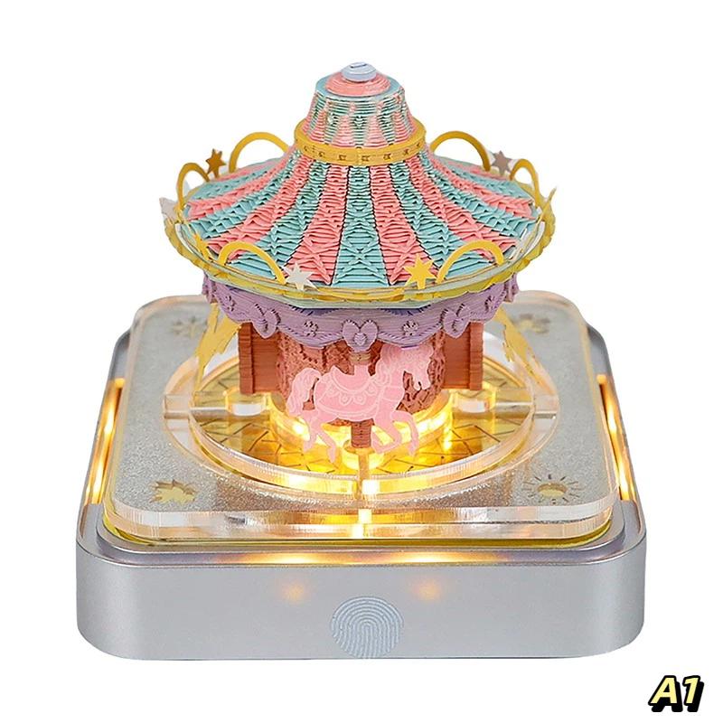 Innovative 2027 Desk Calendar with LED Light and Tear-away for Bright and Tidy Workspace A1