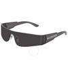 Balenciaga Grey Rectangular Unisex Sunglasses Bb0041s 001 99