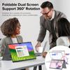 UPERFECT Delta Max 18.5-inch Dual Screen Portable Monitor, 1920*1080 IPS Screen, 100Hz Refresh Rate, 100% sRGB, Built-in Speaker, Driver Free