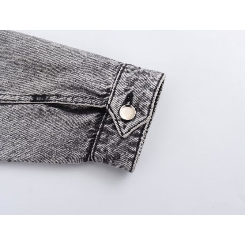 Kaslead New Arrival Women's Clothing Fashion Style Fashion All-Match Minimalist Denim Jacket Coat 0108034