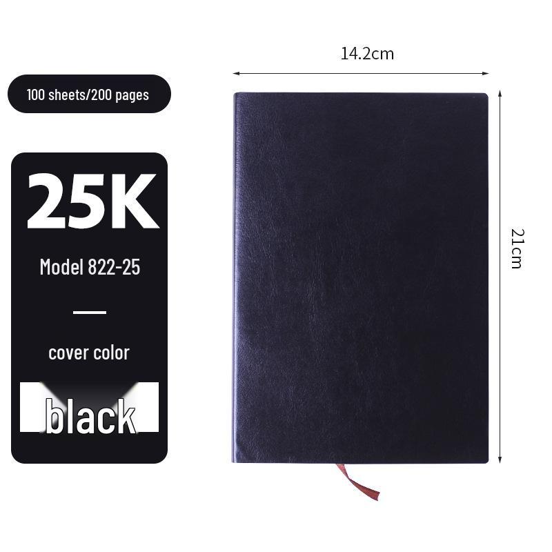 Customized A5 Leather Notebook Gift Set with Logo in Lambskin for Business Meetings
