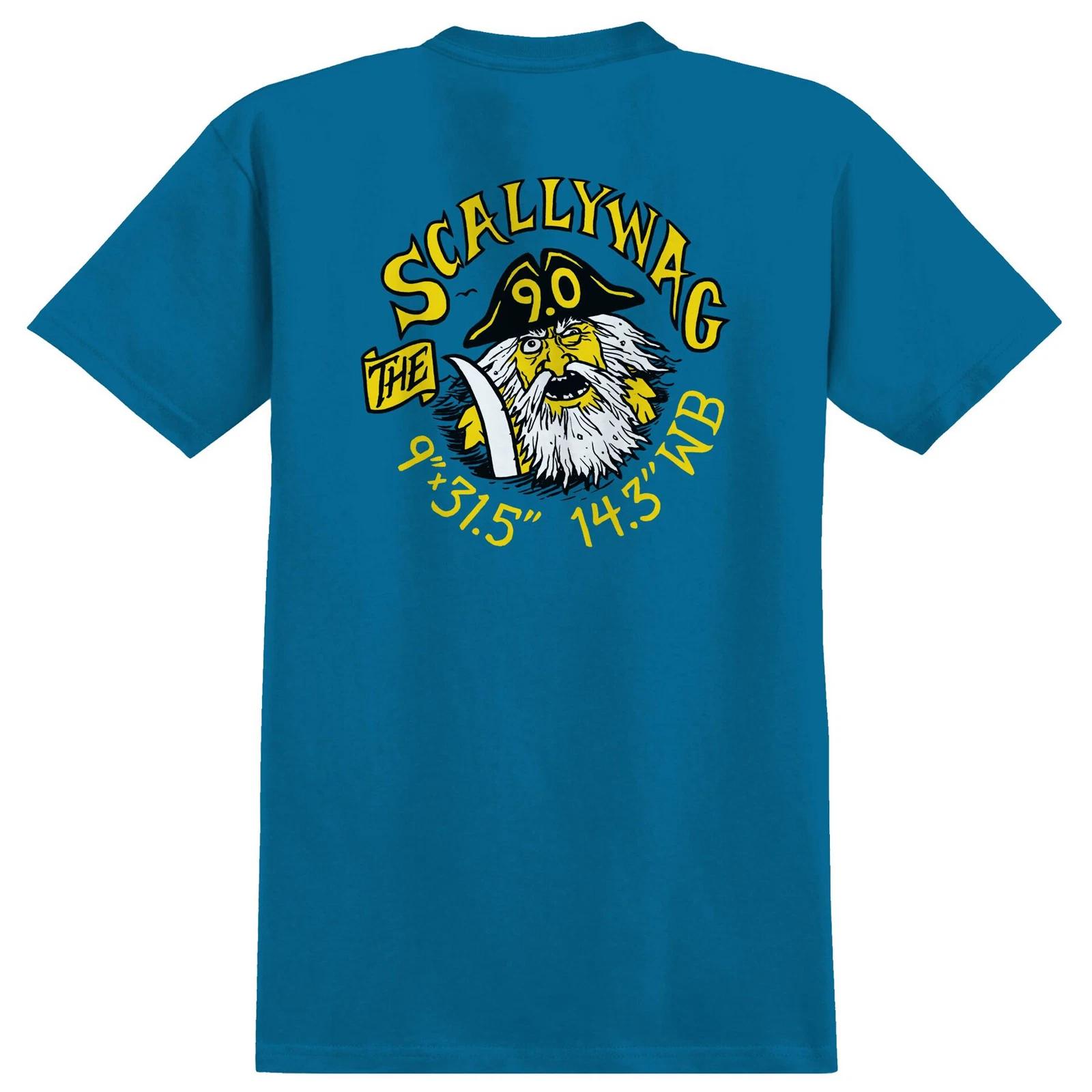 Anti Hero Skateboards Shirt Scallywag Sea Blue S