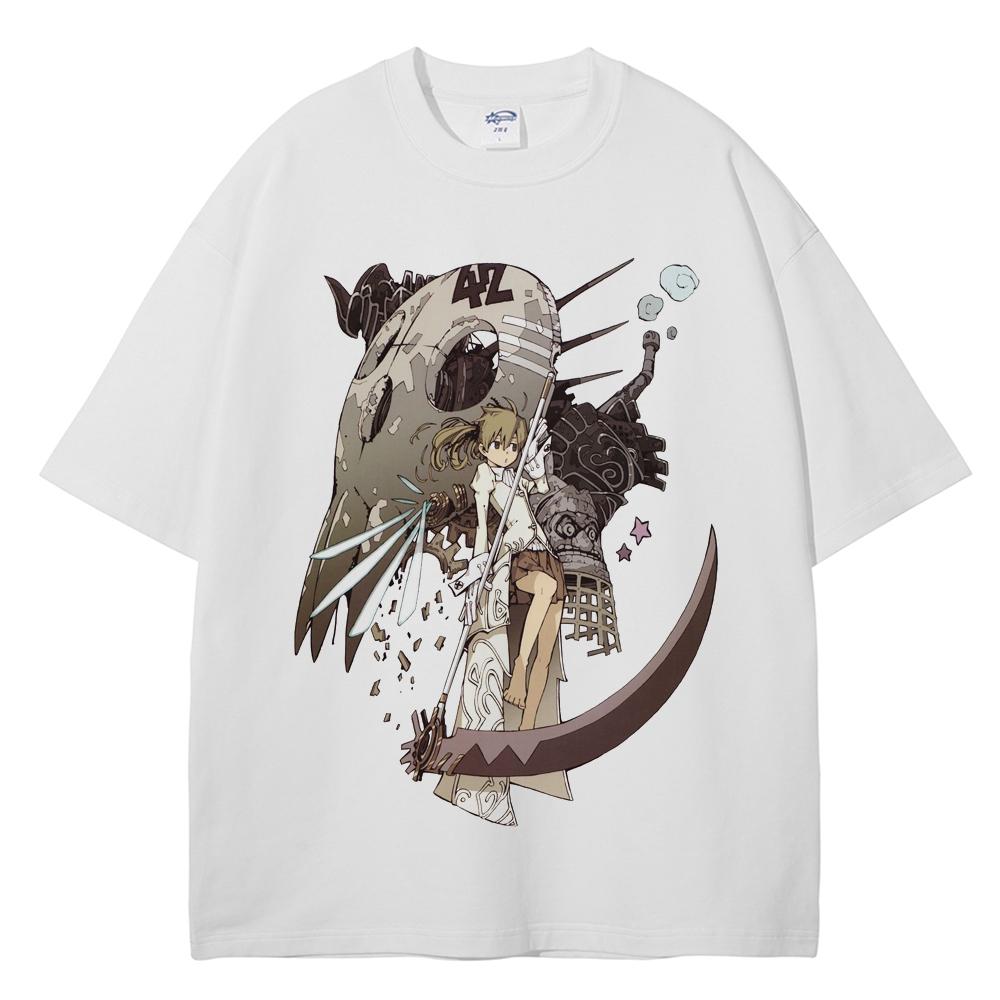 2025 Manga Soul Eater T Shirt MAKA ALBARN SOUL EATER Tshirt Men Women Clothes High Quality Cotton Summer Short Sleeve Tee Shirt