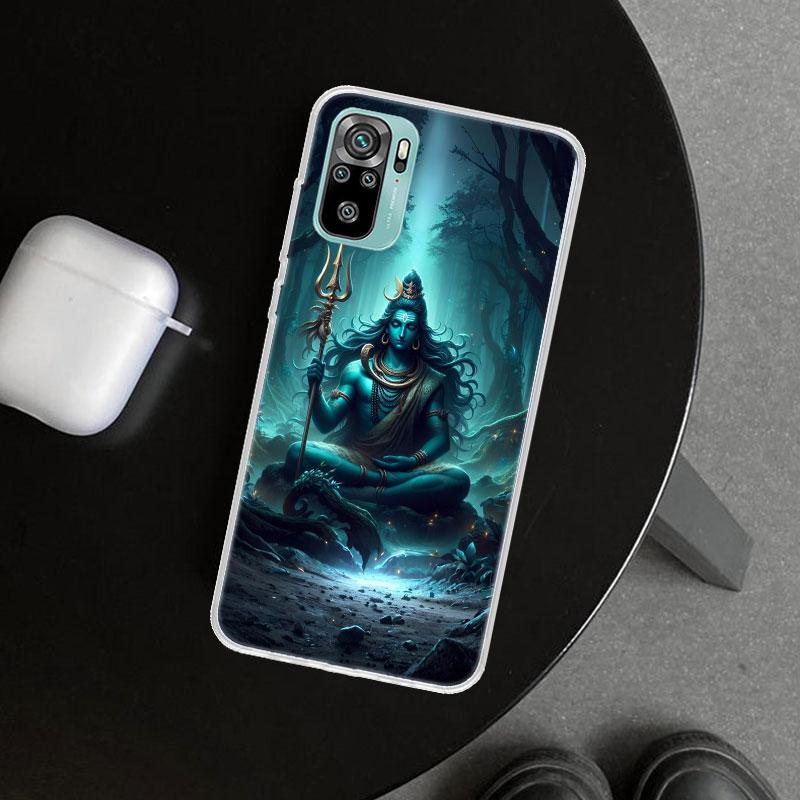 Lord Shiva Hindu God Buddha India Phone Case Cover for Xiaomi Redmi Note 15 14 13 12 11 Pro Plus 14S 12S 11S 11T 11E 10S 10 Cust