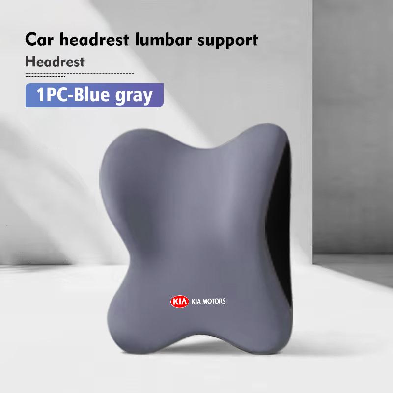 BBEI1 For KIA Car Seat Headrest Neck Pillow Memory Foam Cushion Protect Cover Accessories Cerato Soul Venga Forte Spectra Sedona Niro
