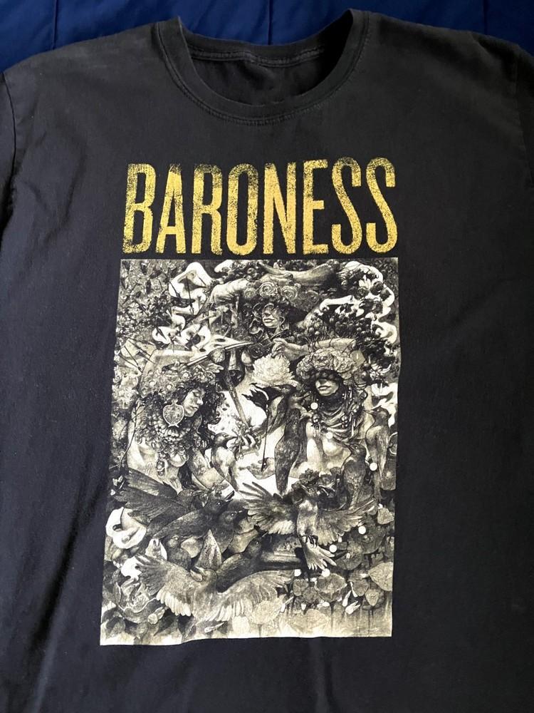 New Popular Baroness Gold and Grey Gift For Fans Men S-235XL Shirt  TH312 Unisex T-Shirt XXXXL