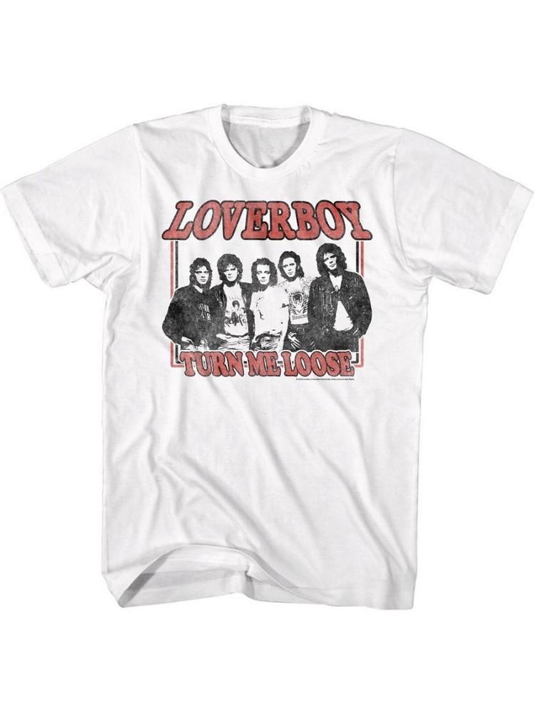

Tour Loverboy White Cotton Size S To 4XL Tee Shirt Gift For Fan Unisex T-Shirt L