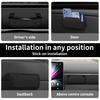 Car Interior Sunglasses Case Leather Auto Door Eyeglasses Protective Storage Box  Glasses Stick-On Car Organizer Box Accessories