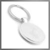 Buzz Selection Pair of Round Keychains, Stylish and Unique Gift for Couples, Men and Women, AC513 (Black)