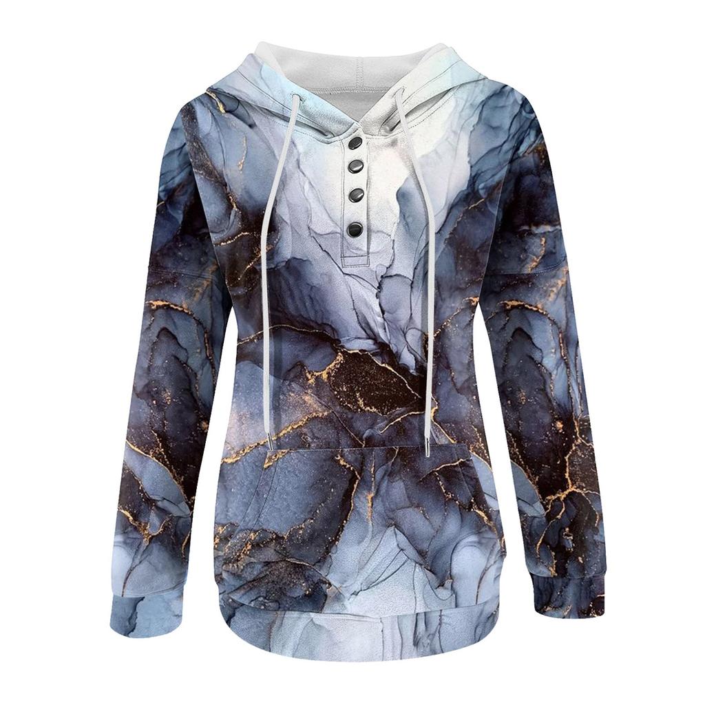 Dámské ležérní mikiny mikiny mikiny mikiny topy s dlouhým rukávem pruhované mikiny volného střihu