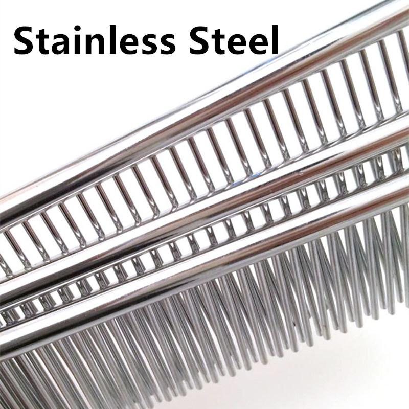 Dog Comb Massage Dog Brush Stainless Steel Combs for Dogs Hair Remover Pet Grooming Cat Hair Comb Cleaning Tools Pet Accessories