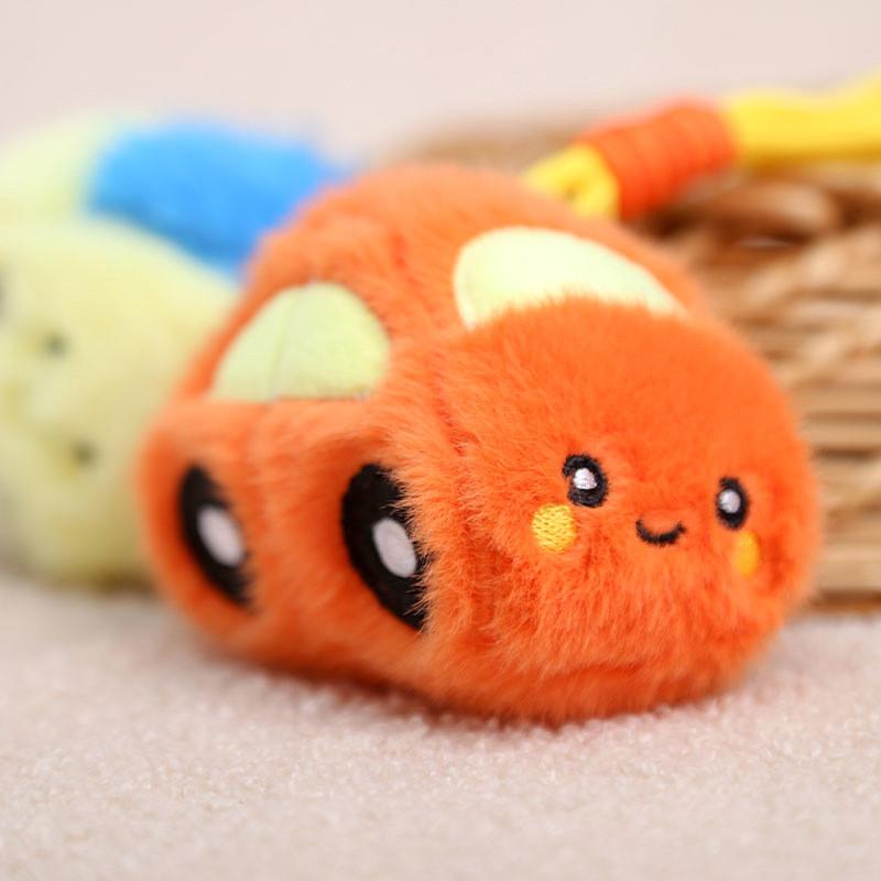 Creative House And Car Plush Keychain With Pp Cotton Filling For Girls Bag Decor