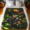 Legendary Snug, Soft And Cozy Master Chief Themed Flannel Fleece Blanket - Versatile All-Season Nap Throw, Perfect Gift for Gamers, Digital Print Desi