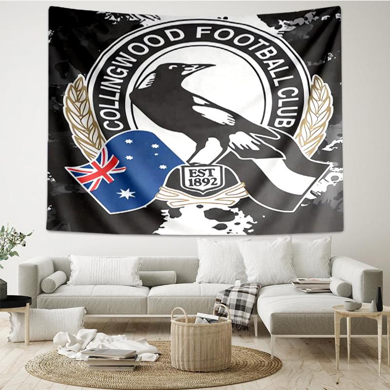 AFL Print Tapestry, Backdrop, Easy Setup, Ideal for Bedroom, Office & Living Room, with Aesthetic Wall Hanging Decor.