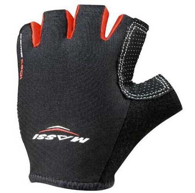 Велосипедные перчатки Massi Comp Tech (чёрные) S