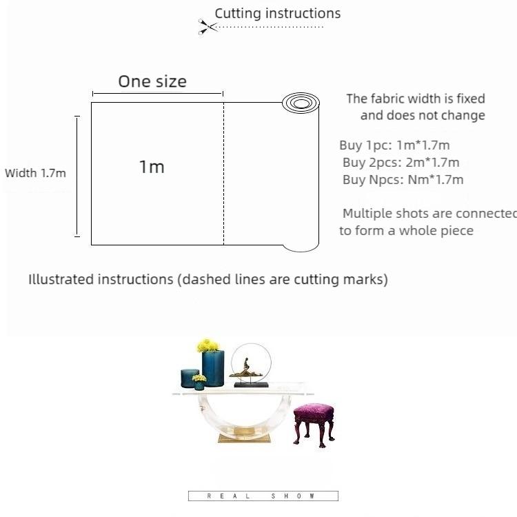 1.7m Wide Jacquard Stretch Knit Fleece Fabric for Chair Covers, Sofa Covers, and Cushion Covers, DIY Crafts