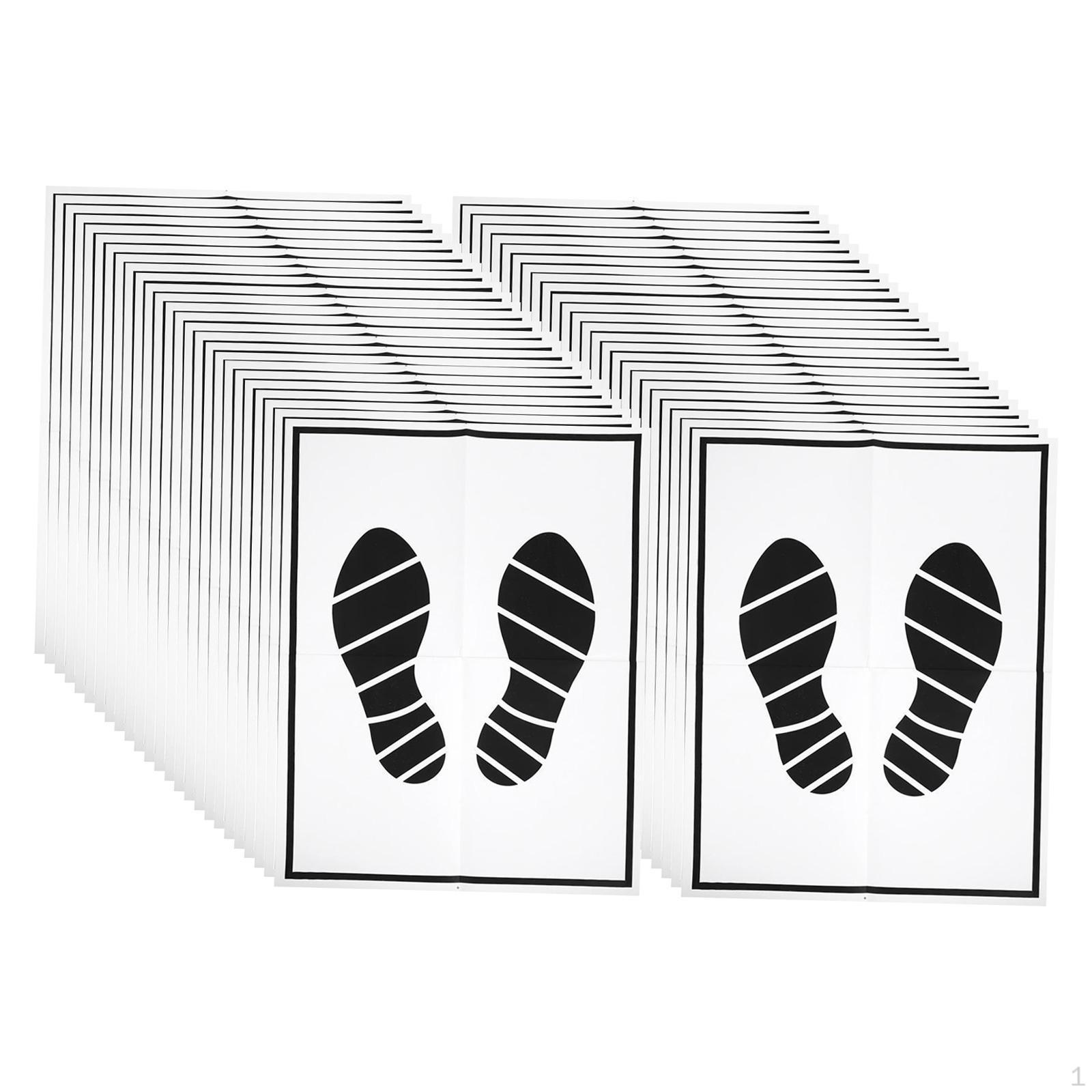 

50 Pieces Auto Floor Mat Paper Disposable Car Detailing Portable Vehicle