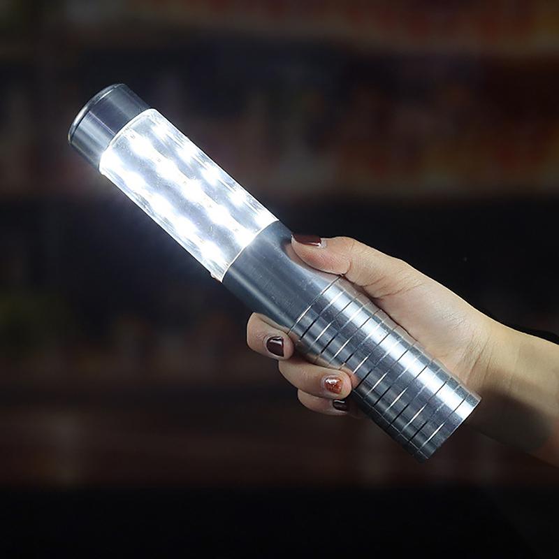 1ks LED stroboskopická hůlka šampaňské víno láhev servis prskavka pro VIP noční klub KTV bar LED blikající tyčinky láhev blikající hůlka